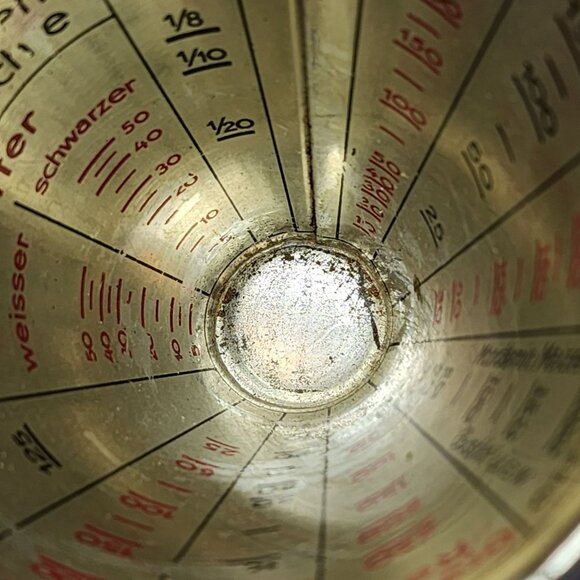 Vintage MCM Luchs Messbecher German Measuring Cup/Cone Barware - Picture 7 of 9